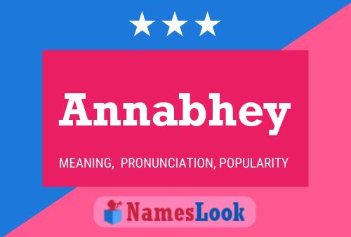 Annabhey 名字海报