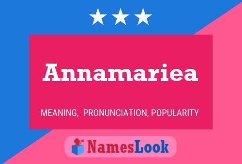 Annamariea 名字海报