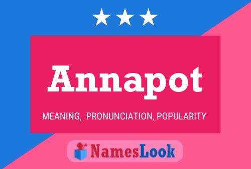 Annapot 名字海报