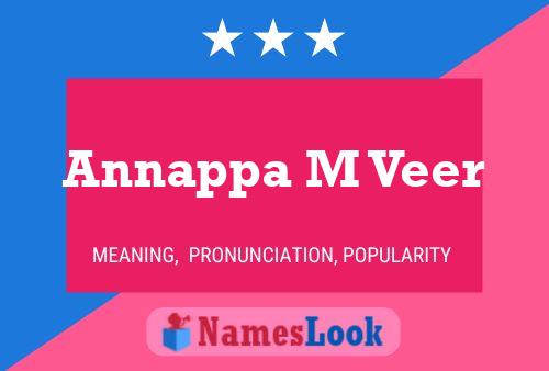 Annappa M Veer 名字海报