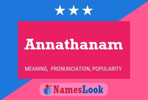 Annathanam 名字海报