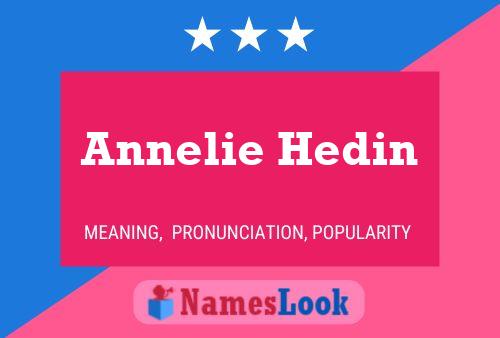 Annelie Hedin 名字海报