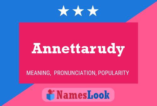 Annettarudy 名字海报