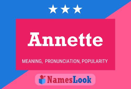 Annette 名字海报