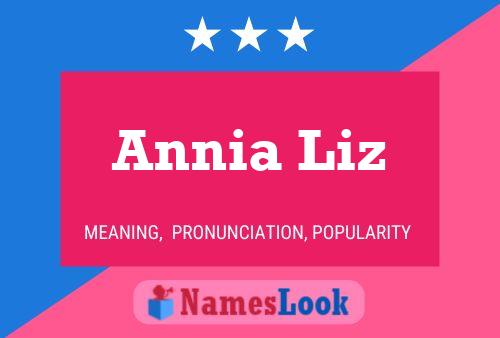 Annia Liz 名字海报