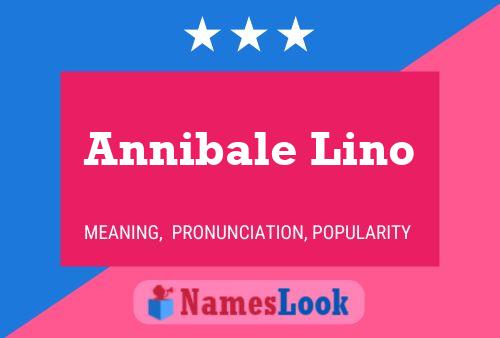 Annibale Lino 名字海报