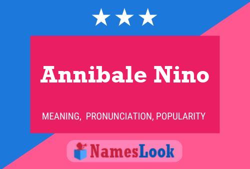 Annibale Nino 名字海报