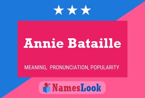 Annie Bataille 名字海报