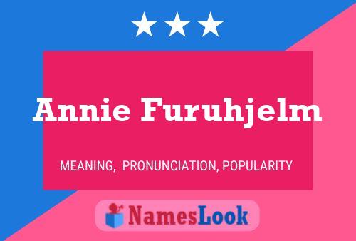 Annie Furuhjelm 名字海报