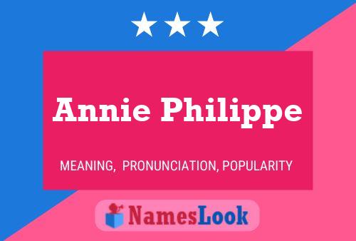 Annie Philippe 名字海报