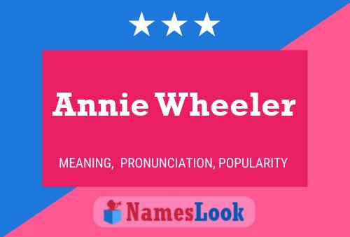 Annie Wheeler 名字海报