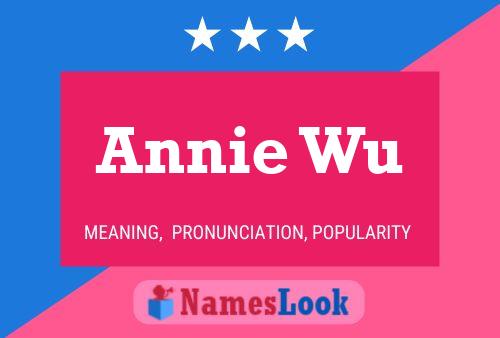 Annie Wu 名字海报