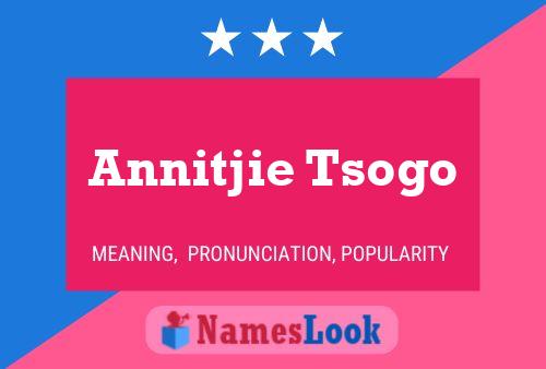 Annitjie Tsogo 名字海报