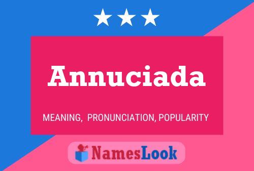 Annuciada 名字海报