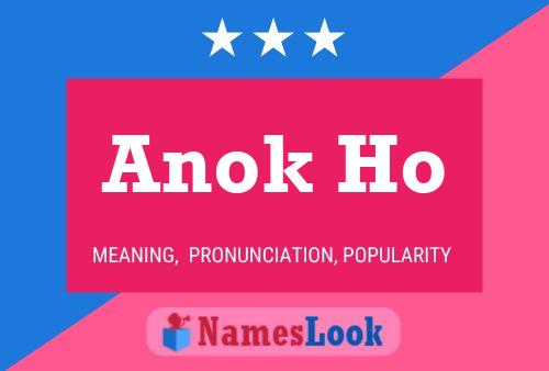 Anok Ho 名字海报