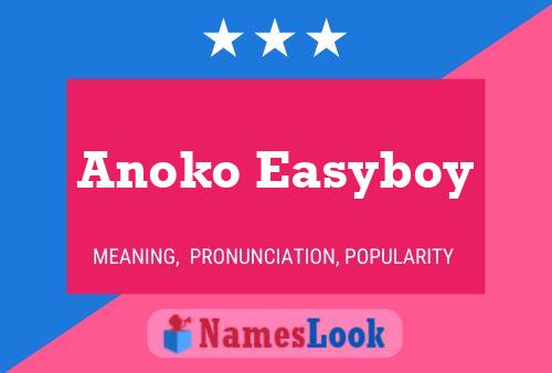 Anoko Easyboy 名字海报