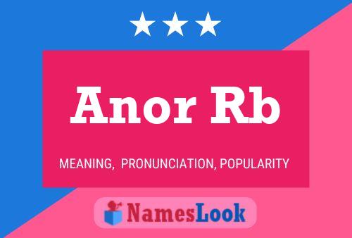 Anor Rb 名字海报