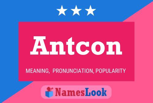 Antcon 名字海报