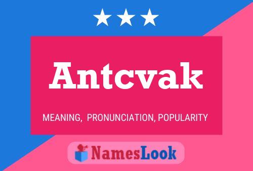 Antcvak 名字海报