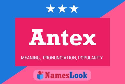 Antex 名字海报