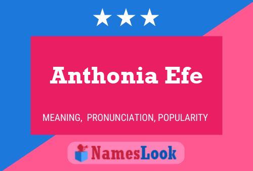 Anthonia Efe 名字海报