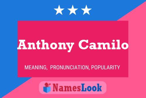 Anthony Camilo 名字海报