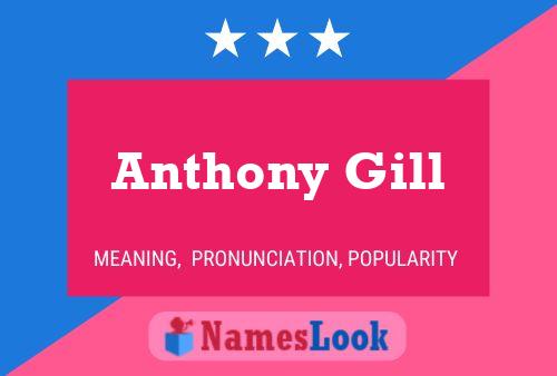 Anthony Gill 名字海报