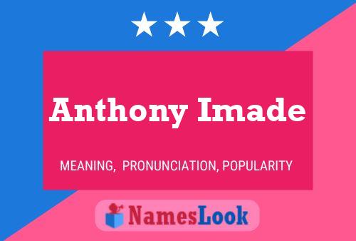 Anthony Imade 名字海报