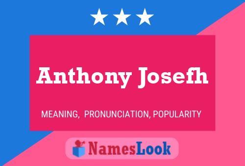 Anthony Josefh 名字海报