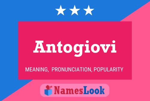 Antogiovi 名字海报