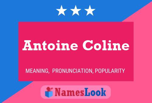 Antoine Coline 名字海报