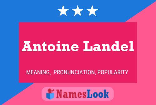 Antoine Landel 名字海报