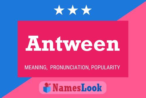 Antween 名字海报