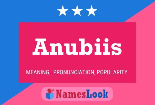 Anubiis 名字海报