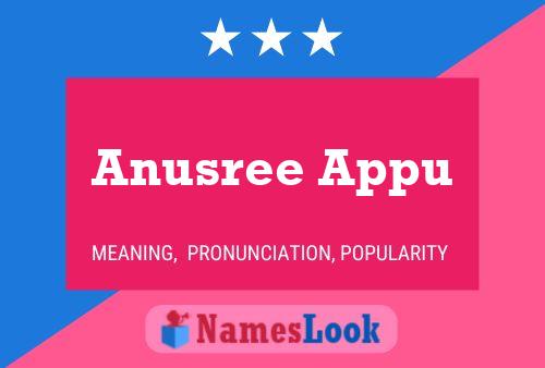 Anusree Appu 名字海报