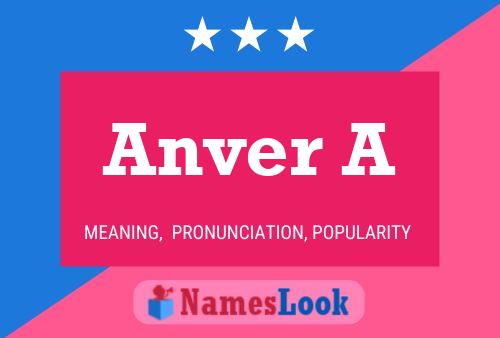 Anver A 名字海报