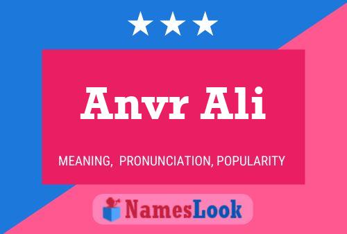 Anvr Ali 名字海报