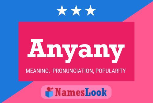 Anyany 名字海报