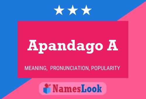 Apandago A 名字海报