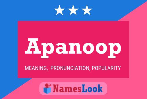 Apanoop 名字海报