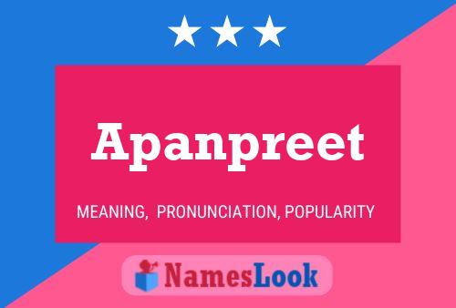 Apanpreet 名字海报