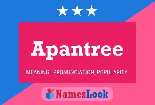 Apantree 名字海报