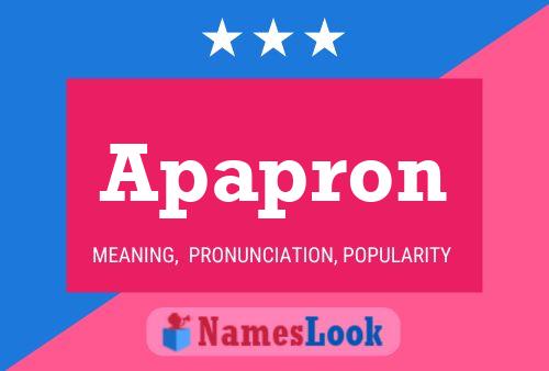 Apapron 名字海报