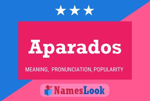 Aparados 名字海报