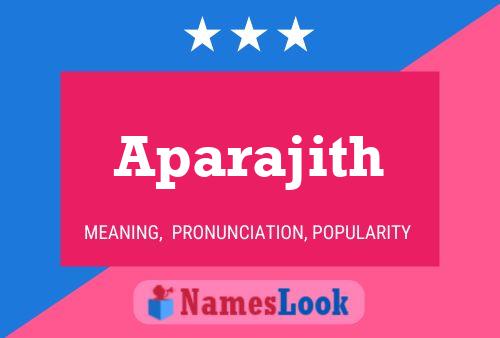 Aparajith 名字海报