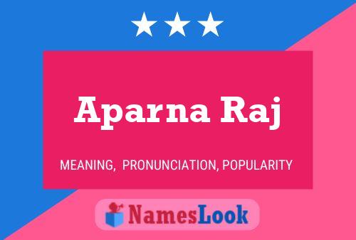 Aparna Raj 名字海报