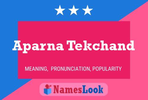 Aparna Tekchand 名字海报