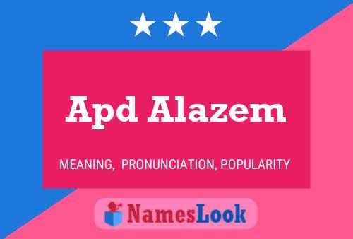 Apd Alazem 名字海报