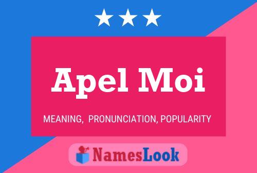 Apel Moi 名字海报