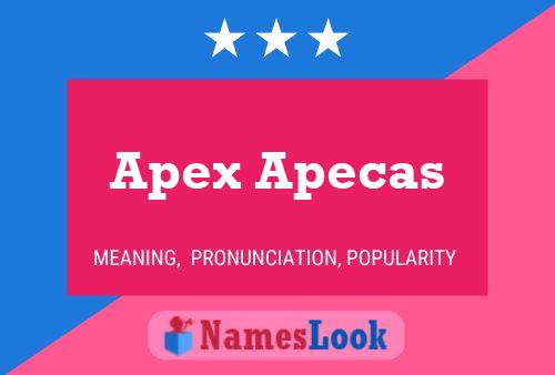 Apex Apecas 名字海报